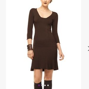 ✅ Leon Max Scoop Neck Sweater Dress
